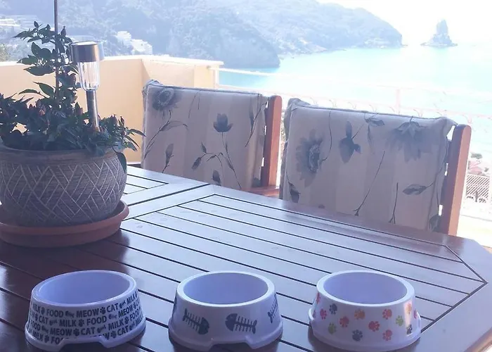 Natalia Loft C With Panoramic Sea Views Of Agios Gordios Bay アパート
