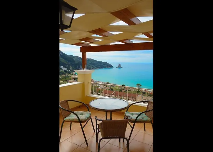 Natalia Loft C With Panoramic Sea Views Of Agios Gordios Bay *