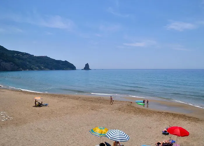 Natalia Loft C With Panoramic Sea Views Of Agios Gordios Bay شقة آغيوس غوذيوس