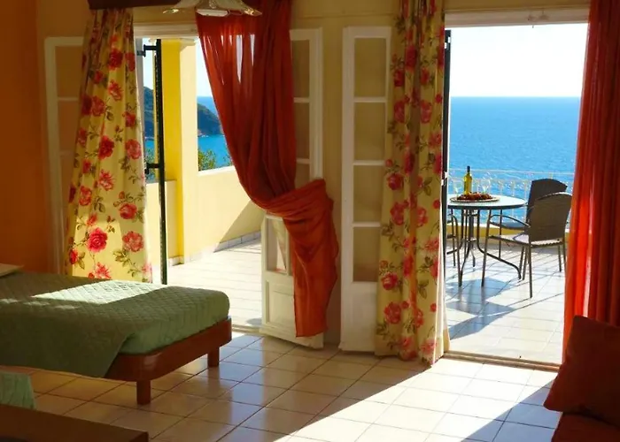 Natalia Loft C With Panoramic Sea Views Of Agios Gordios Bay شقة *