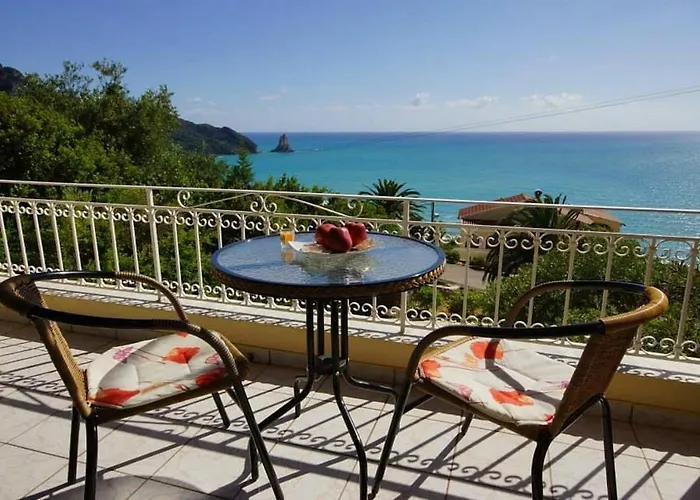 Natalia Loft C With Panoramic Sea Views Of Agios Gordios Bay