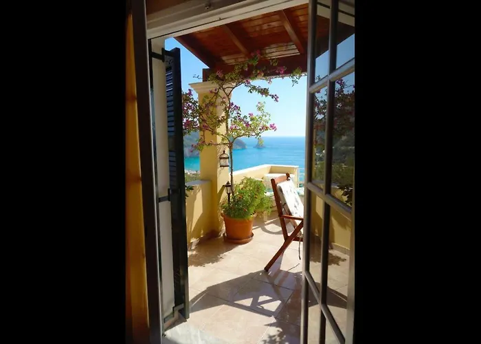 Natalia Loft C With Panoramic Sea Views Of Agios Gordios Bay Apartament